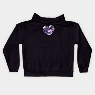 Crystal heart Kids Hoodie